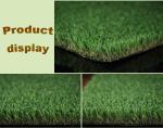 Outdoor Garden Synthetic Turf / 35mm Artificial Grass Backyard V Shape
