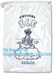 BIODEGRADABLE, COMPOSTABLE FRESH ice bag, insulated ice cream carry cooler bag,