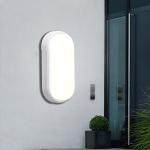 16W 20W Outdoor LED Bulkhead Lamp Wall Sconces Motion Sensor Porch Lights