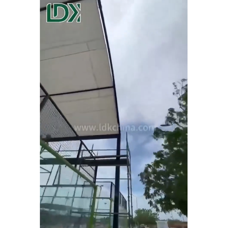 Modular Padel Court Roof Solution for Easy On-Site Installation
