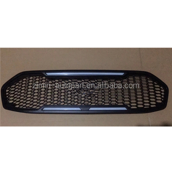 Plastic Black Front Middle Grille For Ford Ranger Everest