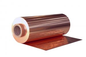 China Mylar Tape Roll Of Copper Foil , High Tensile Strength Copper Roll Flashing on sale