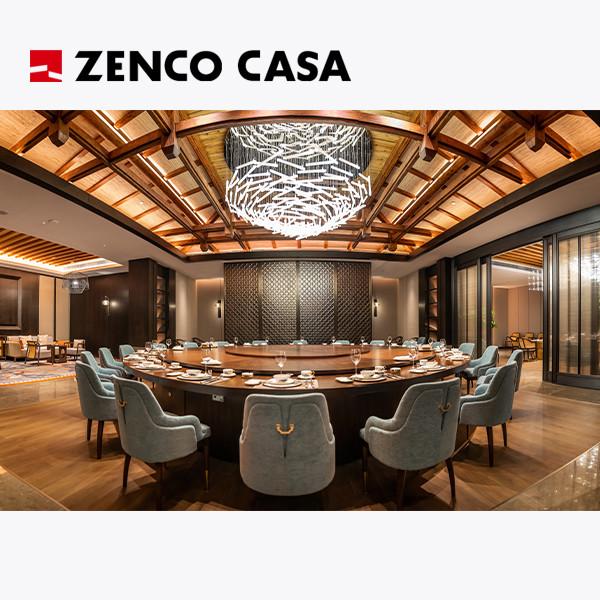 Modern Style Hotel Restaurant Furniture Set Includes Large Round Dining Table