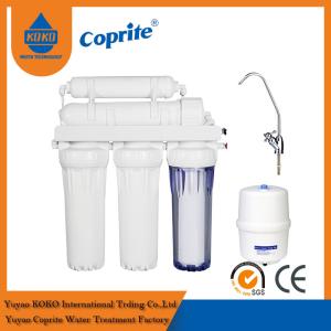 Wholesale Domestic 50GPD Manual Flush Reverse Osmosis System Without Pump from china suppliers