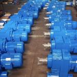 MTR Serial Helical Bevel Geared Motor Transmission Industrial Helical Gearbox
