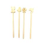 Customized Disposable Sandwich Bamboo Food Picks For Olive