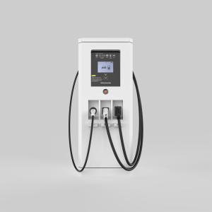 Wholesale 43KW EV DC Fast Charger Floor Stand CCS CHAdeMO OCPP1.6J from china suppliers