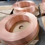 6.35*0.7mm Copper Tube 3/8 1/4 ASTM B280 C12200 C2400 Copper Coil Pipe with Red