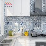 Matt Tile Look Peel And Stick Wallpaper PVC Tile Effect Wallpaper For Bathroom