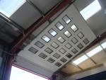 Sandwich Sectional Overhead Garage Door Color Coated Steel 24db Sound Insulation