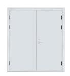 Hospital Fire Rated Swing Door 1.5mm Frame 1.0mm leaf For Clean Room