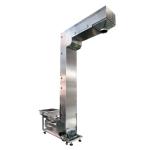 Conveying Dehydrated Vegetables Quartz Sand Z-shaped Dumping Conveyor