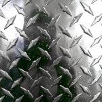 Thickness 5mm 6063 Aluminum Checker Plate PVC Film Embossed Coated