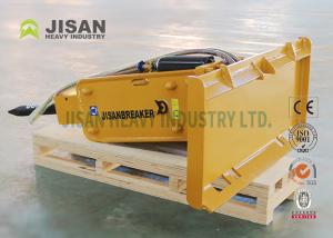 Wholesale Steel Material 6 Width Skid Steer Hammer 2500Lbs Weight Yellow from china suppliers
