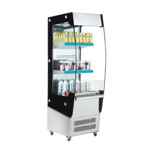 Wholesale Ventilated Cooling Open Air Display Cooler 180L open deck display fridge Grab &amp; Go Display Refrigerator from china suppliers