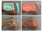2 Color images Vein Locator Device Infrared Vein Finder In Venipuncture For