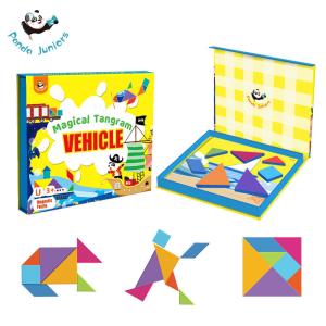 Wholesale Environmental EVA Foam Tangram Vehicle Puzzle Game 3d Jigsaw Puzzle Intellectual from china suppliers