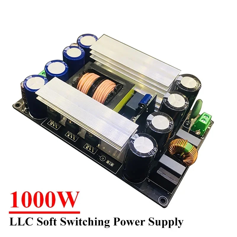 Dual Output 1000W LLC Soft Switching Power Amplifier Board ±35V to ±80V DIY Audio Board Mount AC DC Converters