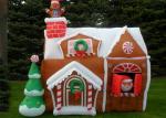 Custom Bounce Inflatable Advertising Products Christmas House For Christmas