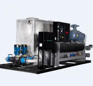 China 160HP Integrated Water Cooled Screw Type Chiller R22 Refrigerant、 on sale