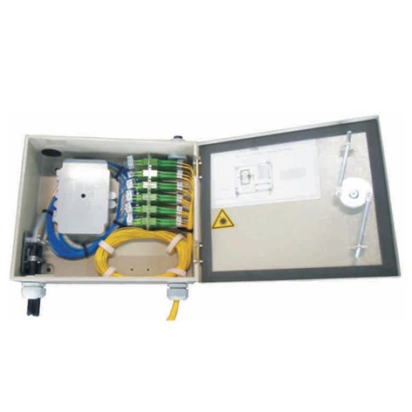 FDH Fiber Optic Cable Termination Boxes 12 24 36 48 72 Fibers Integrated With