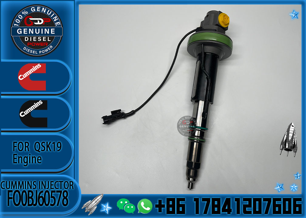 Brand New Common Rail Diesel Fuel Injector Y431K05246 4089972 For Cummins QSK19 QSK38 QSK60 FO0BJ60578