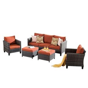 Wholesale Customized Rattan Garden Sofa Set Non Toxic Garden Corner Lounge Set from china suppliers