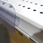 Plastic Embedded Data Strip Label Holder For Supermarket Shelf