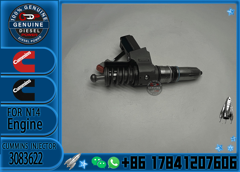 Construction Machinery PartsFuel Injector For N14 Diesel 3411766 3083846 3083622 3411759 For CUMMINS Diesel Engine