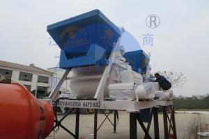 Wholesale 0.5m3 Twin Shaft Batch Mixer, Vertical Small Size JS500 Concrete Mixer Machine from china suppliers