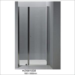 Wholesale Pivot Door Bathroom Shower Screen , Custom Tempered Glass Shower Screen from china suppliers