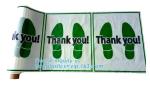 Disposable plastic printable car floor mat/disposable paper auto floor mat, Auto