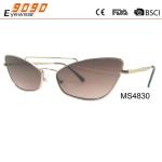 Hot Sale Mirrored Metal Sunglasses , UV 400 protection lens,suitable for men and