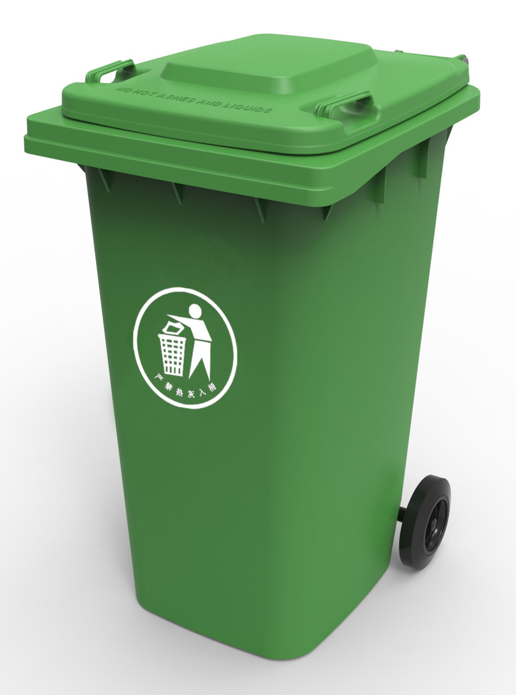240 liter barrel with pedal plastic garbage bin hdpe plastic bins 120l