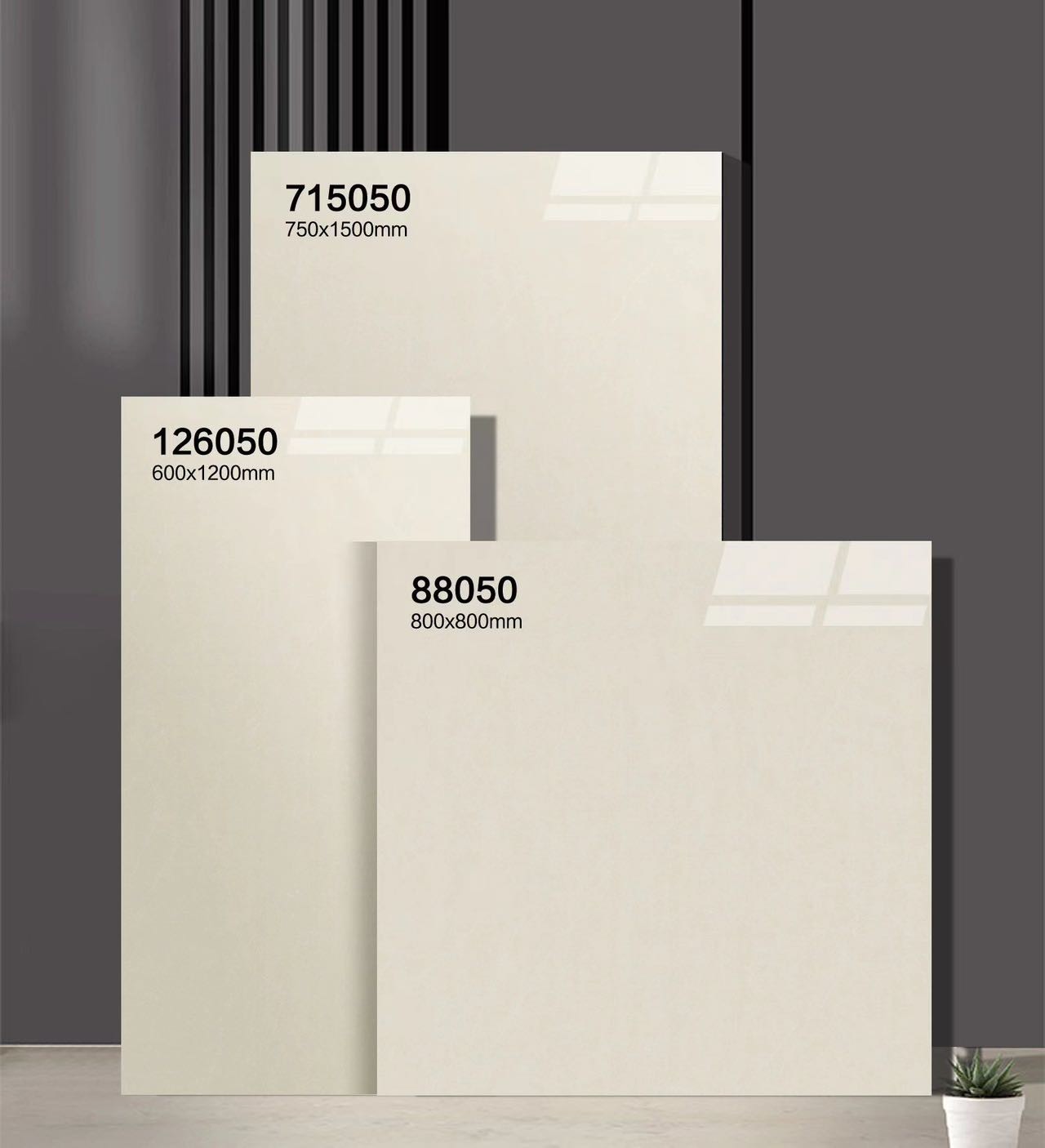 Beige Grade AAA Polished Glazed Porcelain Tiles And 750x1500mm Anti-Slip Floor Tile For Bathroom And Living Room