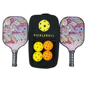 Wholesale Premium Fiber Pickleball Paddles PP Honeycomb Core Gamma With Full Carbon from china suppliers