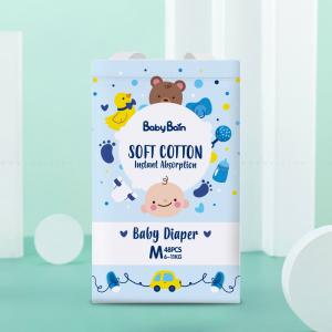 Wholesale Private Label Sleepy Cotton Baby Diapers Disposable With 3D Channel from china suppliers