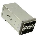 2007417-1 2007637-4 Fiber Transceiver CONN SFP+ RCPT W/CAGE 2X2 80P RA