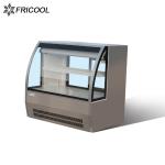 22 Cu.Ft R134a Curved Glass Refrigerated Deli Case Fridge For Bakery Shop