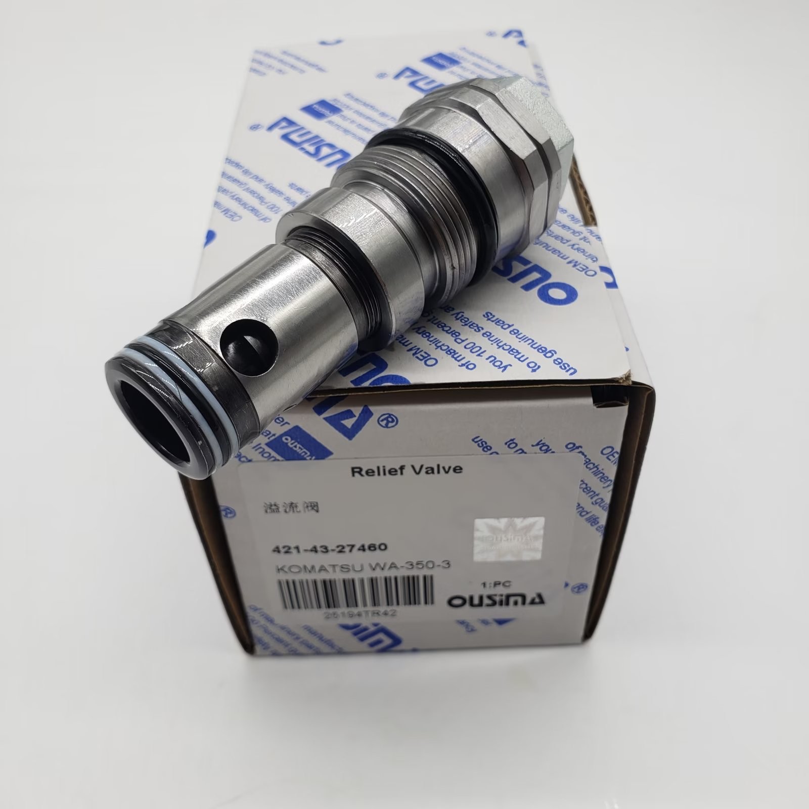 421-43-27460 Hydraulic Relife Valve For Komatsu Loader WA350-3