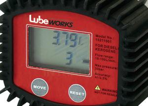 Wholesale High Accuracy 30 Liter Digital Oil Meter With Low Battery Indicator / Liquid Flowmeter from china suppliers