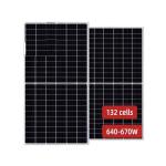 22.5% Panel Efficiency Trina Topcon Bifacial Double Glass Solar Panels 645W 650W