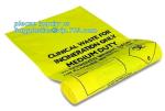 Heavy Duty Dustbin liner Plastic biohazard infectious waste, Biohazard Garbage