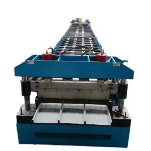 Wholesale Cutting Type Roof Panel Roll Forming Machine Hydraulic PLC 15m/Min 15rows from china suppliers