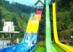 10mm Thickness High Speed Water Slide Blue Red Yellow Color