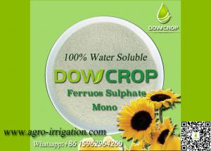 Wholesale DOWCROP HIGH QUALITY 100% WATER SOLUBLE MONO SULPHATE FERROUS 30% LIGHT GREEN POWDER MICRO NUTRIENTS FERTILIZER from china suppliers