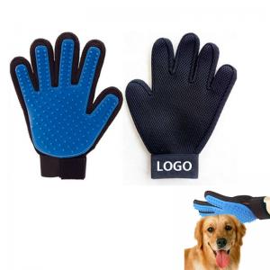 Wholesale Colorful Promotional Pet Massage Gloves Dog Comb Logo Customized from china suppliers