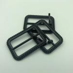 Zinc Alloy 40mm 45mm Metal Webbing Buckle Custom Color