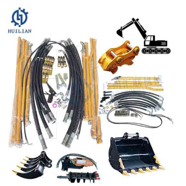 R210 R220 HX210S/HX220S Excavator Hydraulic Piping Kit Breaker Hoses Hammer