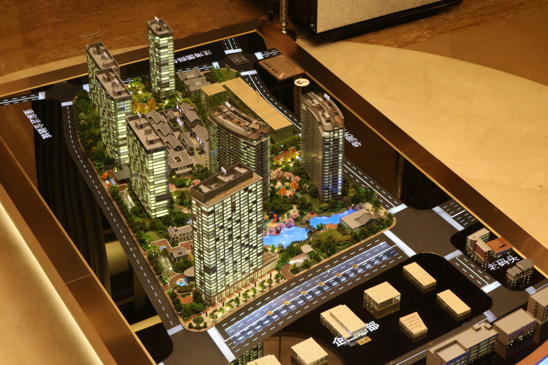 Construction real estate building model , building construction models
